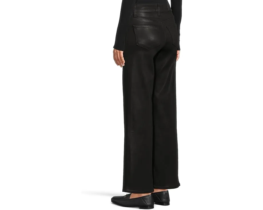 Джинсы Anessa 31 с кожаным эффектом и высокой талией широкого кроя