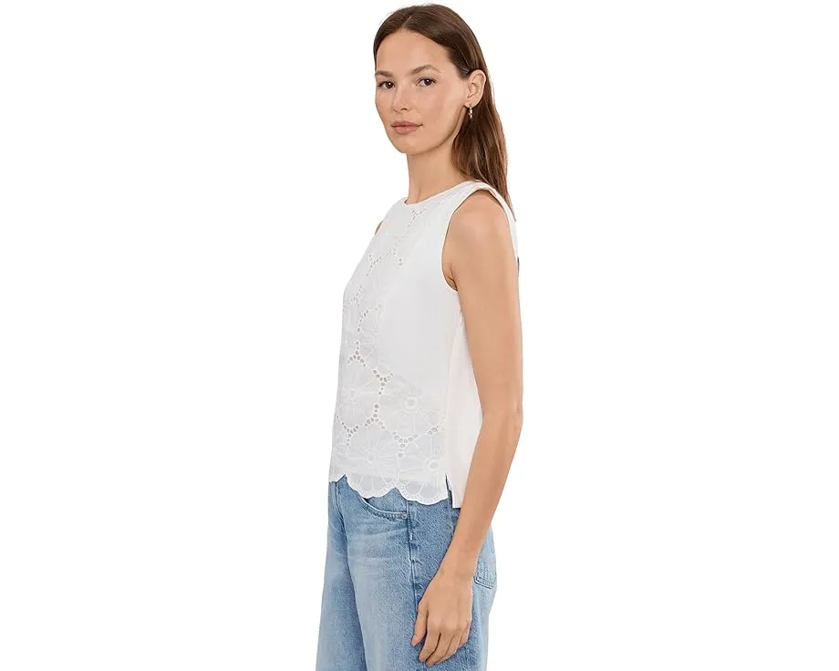 Блуза Vince Camuto без рукавов с вышивкой спереди