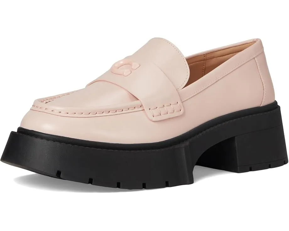 Лоферы Leah на платформе от COACH из гладкой кожи с амортизирующей стелькой