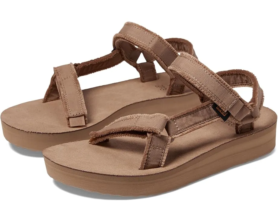 Сандалии Teva Midform Universal Canvas на платформе с застежкой на липучке