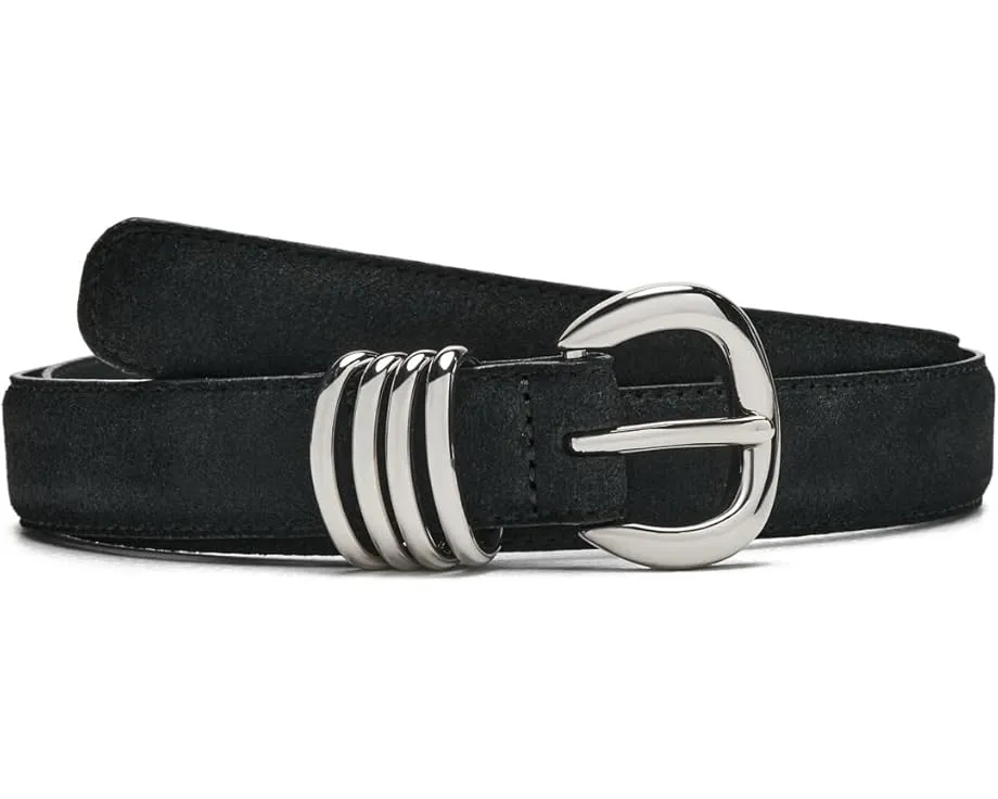 Ремень Madewell Suede Inez из замши и кожи с позолоченной фурнитурой