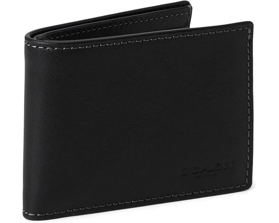 Кошелек COACH Slim Billfold из натуральной кожи с шестью слотами