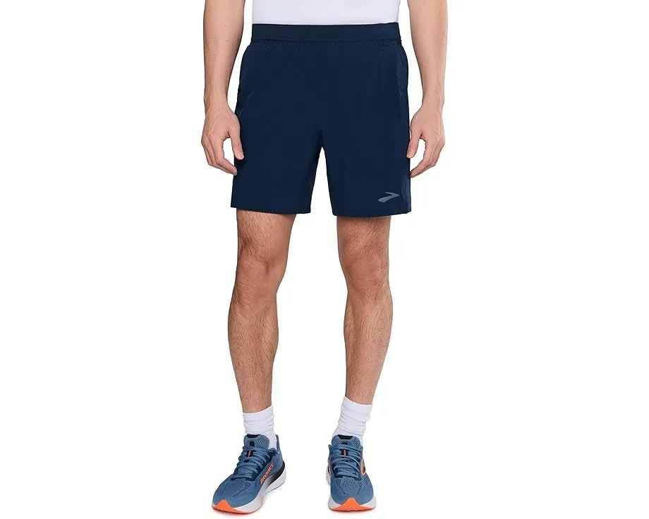 Универсальные шорты Brooks Journey 2-в-1 длиной 7 дюймов (17.78 см) с карманами