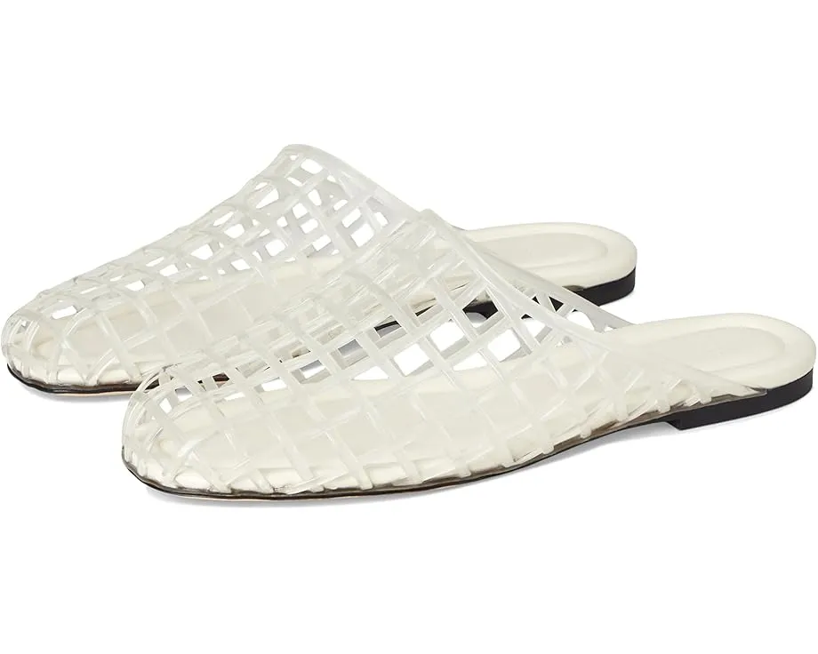 Сандалии-мюли Vince Barcelona из прозрачного материала на плоской подошве