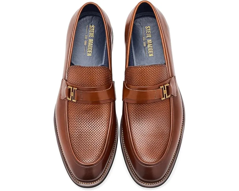 Лоферы Steve Madden Amboy из плетеной кожи с металлической пряжкой