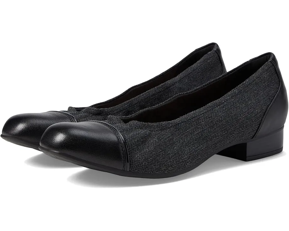 Туфли Clarks Juliet Step на удобном каблуке с квадратным носком