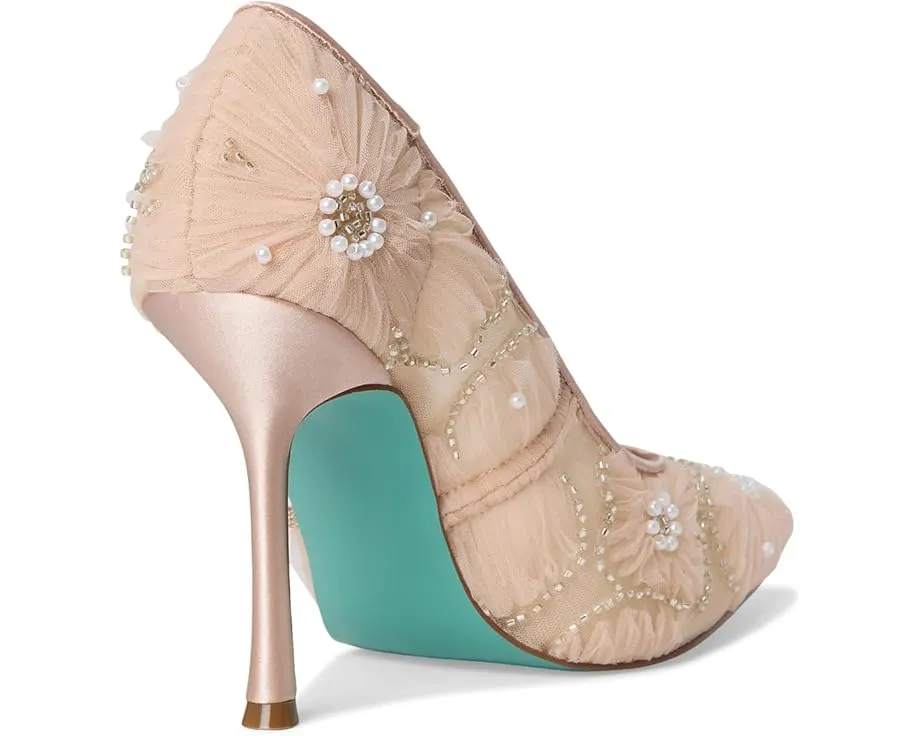 Туфли Roxie от Blue by Betsey Johnson с сетчатым верхом и бисерным цветочным декором