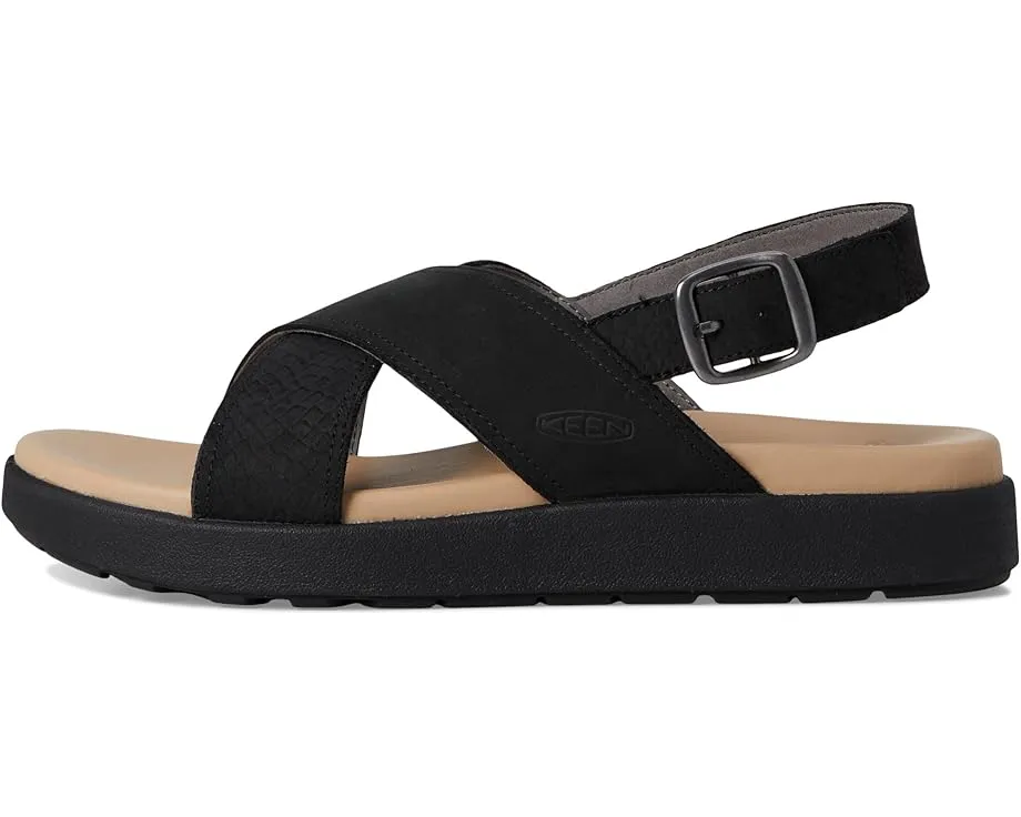 Сандалии KEEN Elle Luxe Cross Strap из кожи с перекрестными ремнями