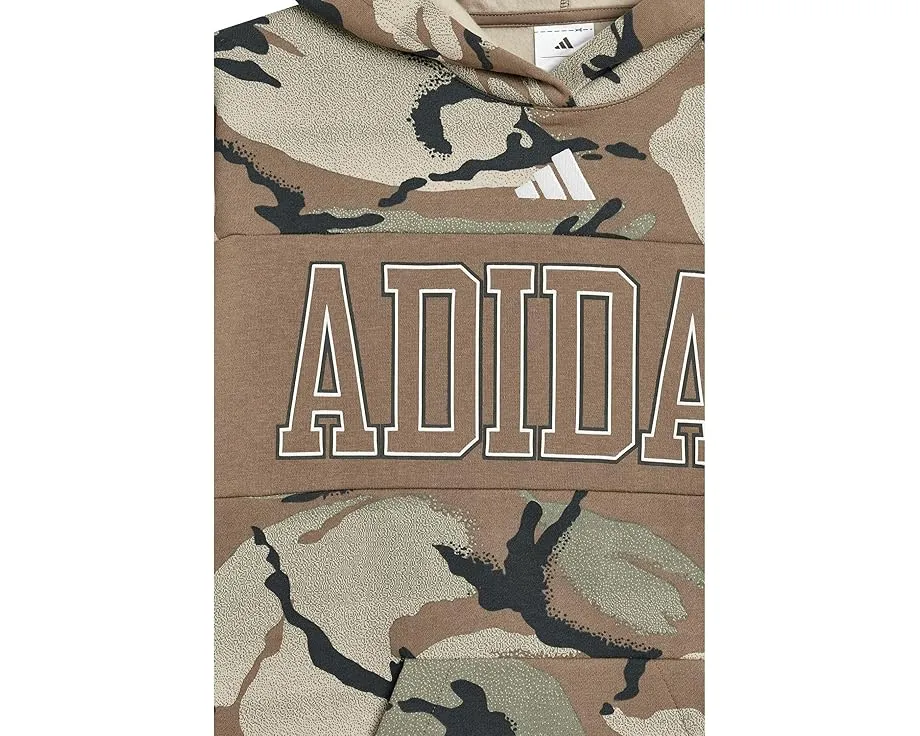 Adidas AOP Color Block Halftone Camo Hooded Pullover для детей с камуфляжем