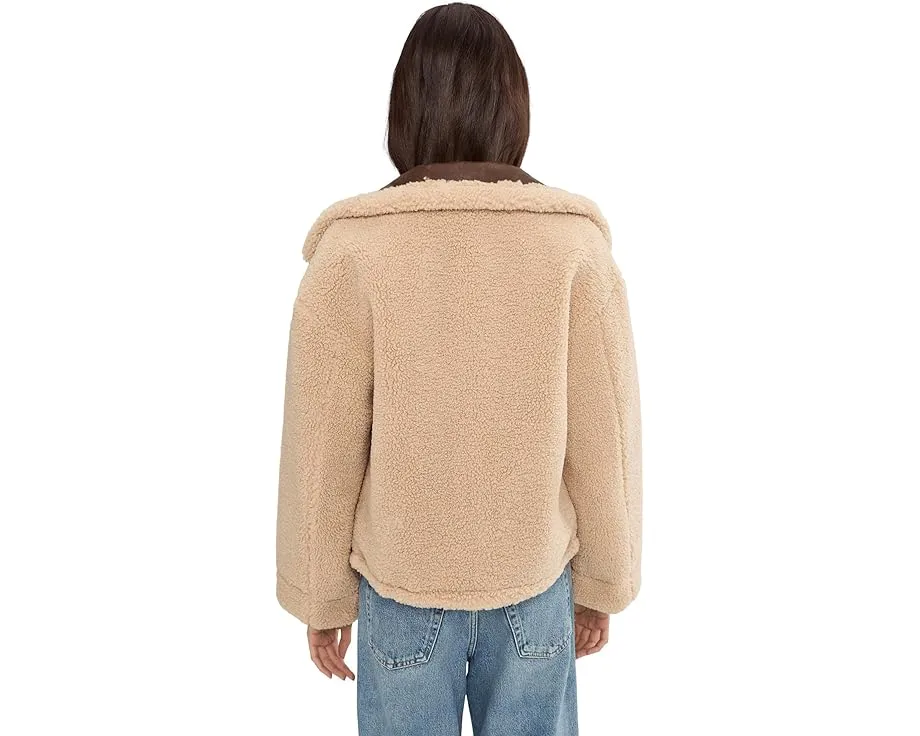 Короткая куртка Levi's из искусственной кожи и шерпи реверсивная