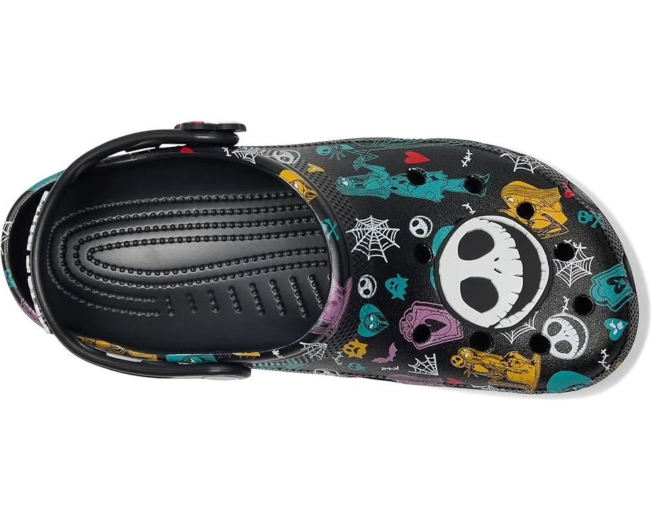 Клоги Crocs Jack Skellington с подсветкой по мотивам Кошмара перед Рождеством