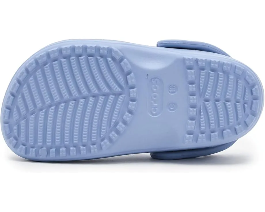 Детские кроксы Crocs Classic с цветочным ажурным дизайном для малышей