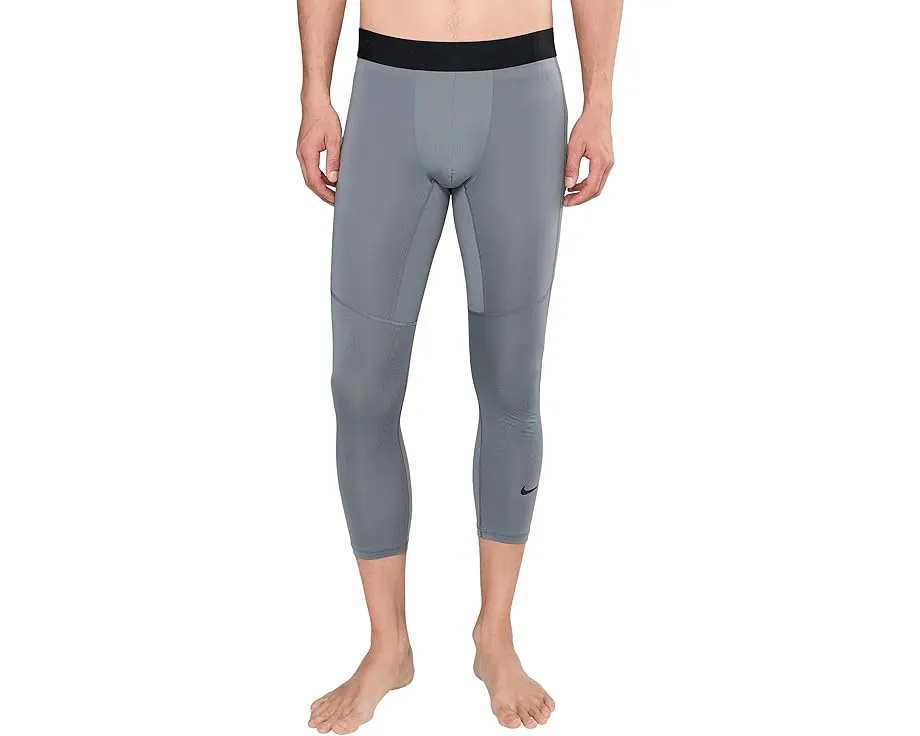 Nike Pro Dri FIT лосины 3/4 для фитнеса с боковым карманом