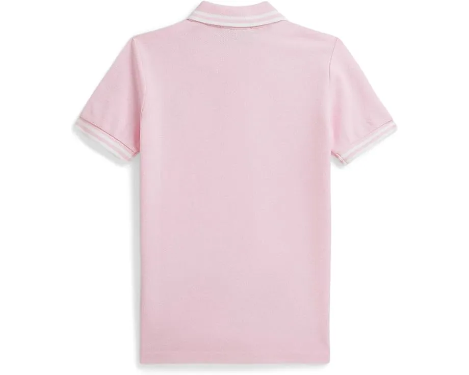 Поло Polo Ralph Lauren Kids Oxford из хлопковой сетки с воротником на пуговицах