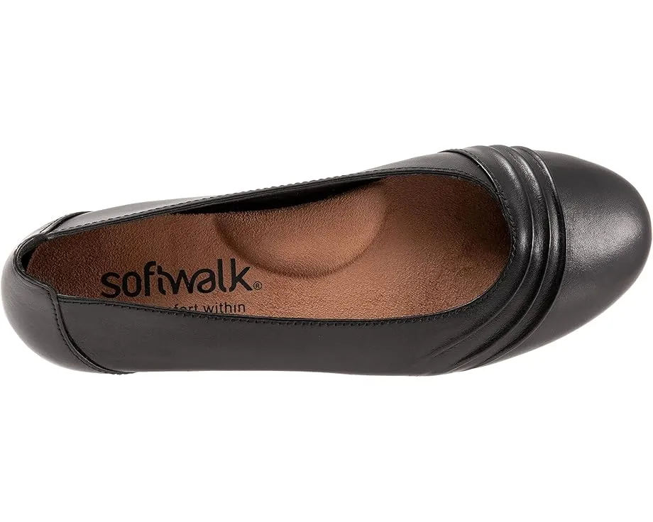 Балетки SoftWalk Safi из мягкой кожи с резиновой подошвой