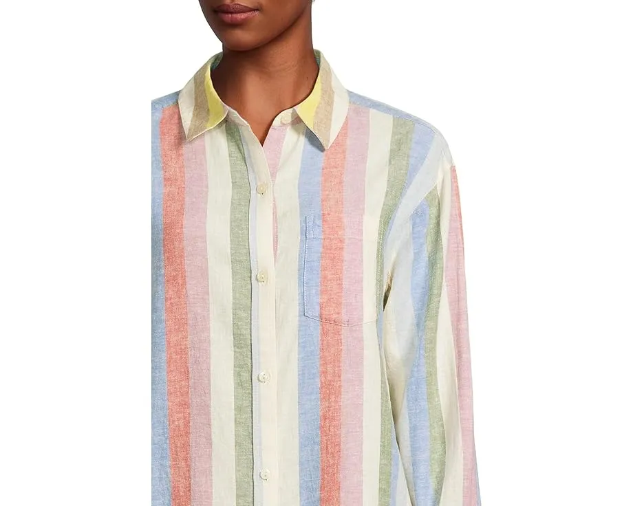 Рубашка Pendleton в полоску с длинным рукавом и накладным карманом