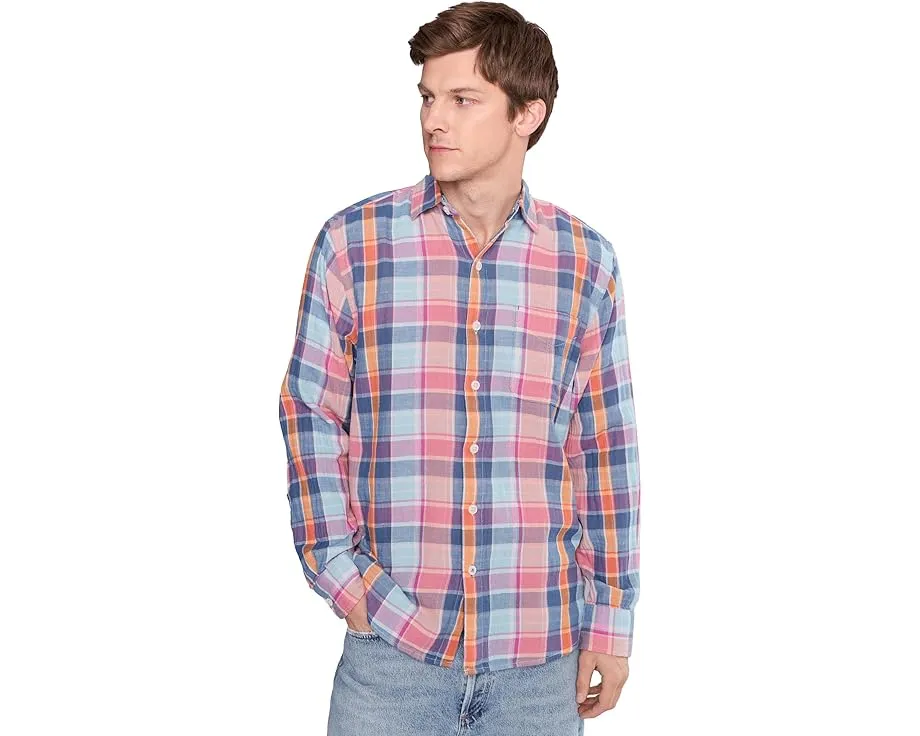 Длинная рубашка Tommy Bahama Palma Roja Plaid из хлопка с клетчатым принтом