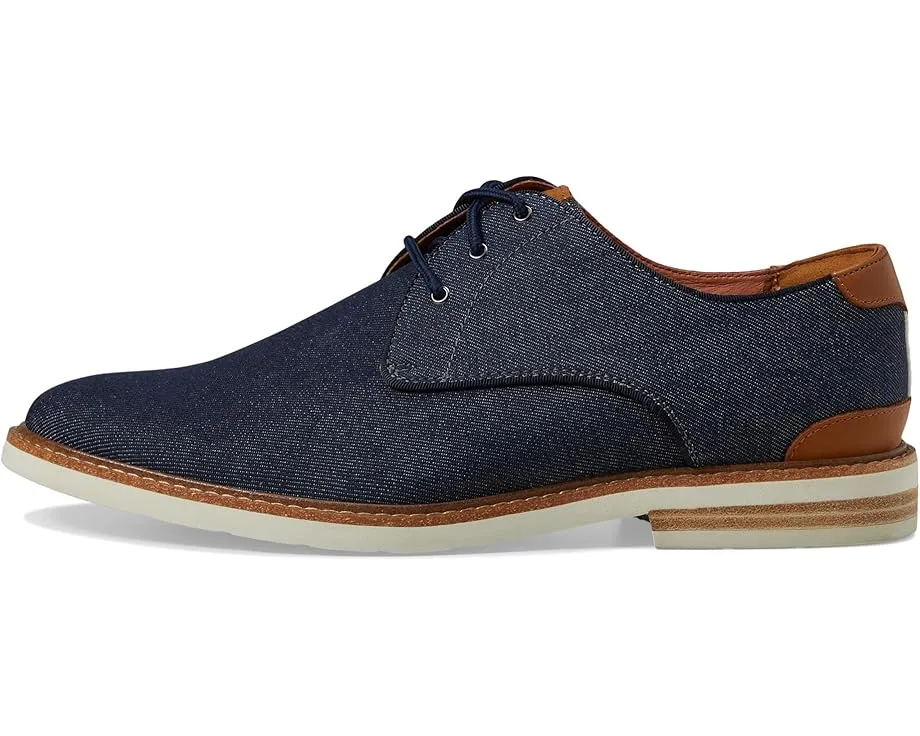 Оксфорды Florsheim Highland Canvas Plain Toe из холста с кожаными вставками