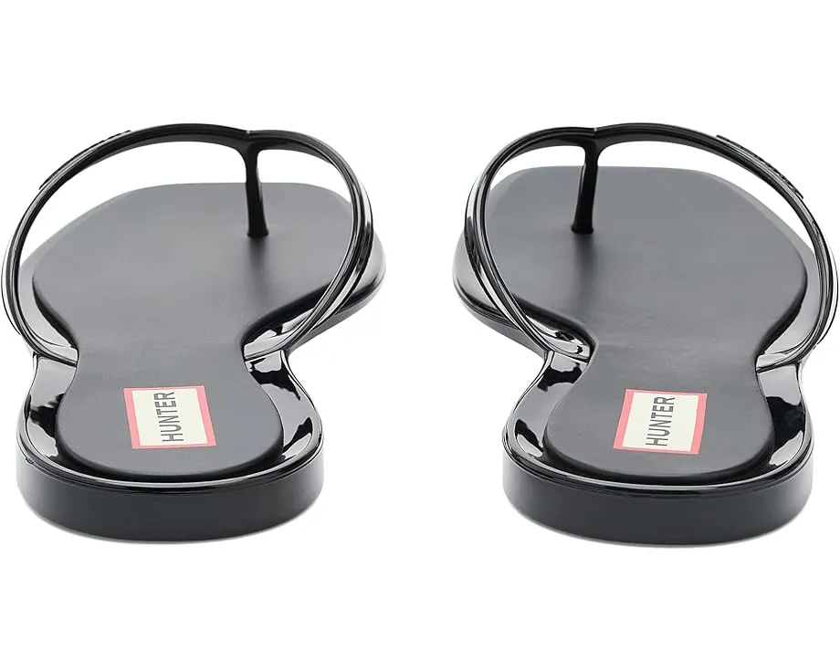 Hunter сланцы Marin с квадратным носком и плоской подошвой