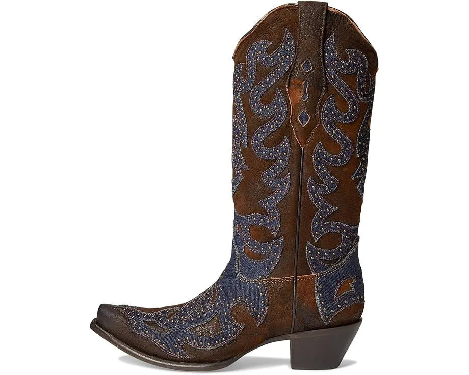 Corral Boots ботинки Z5283 с вышивкой деним и заклепками