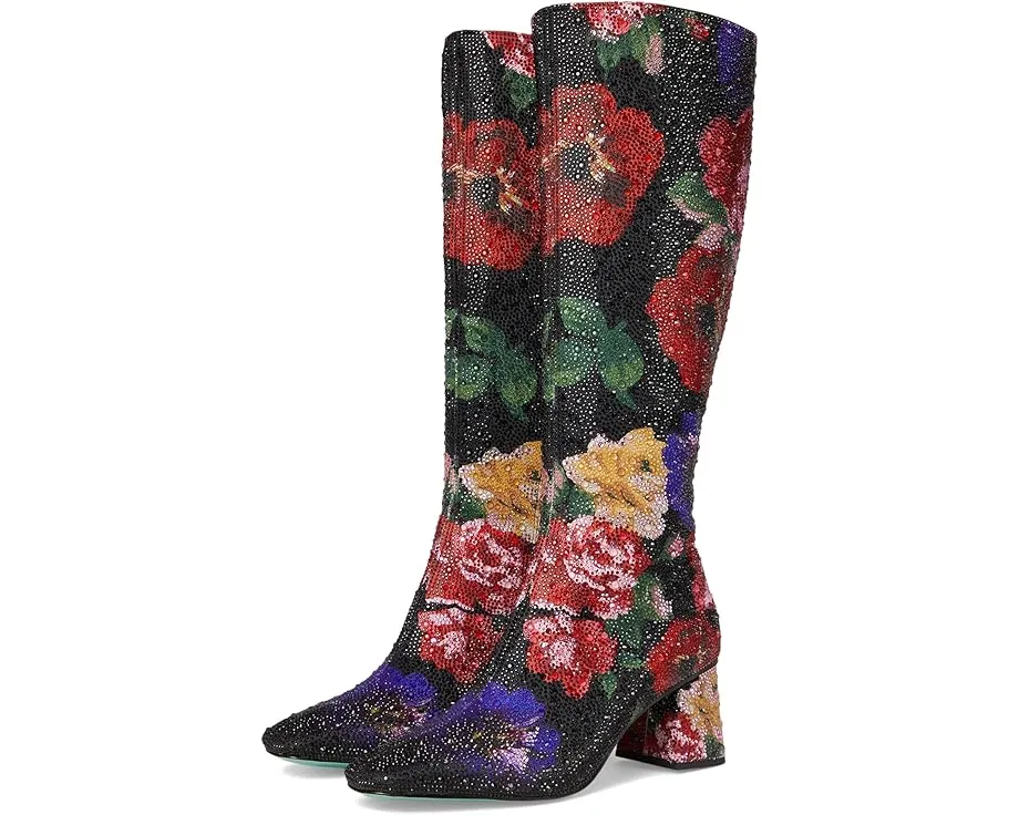 Ботинки Avon от Blue by Betsey Johnson с искусственной кожей и стразами на устойчивом каблуке