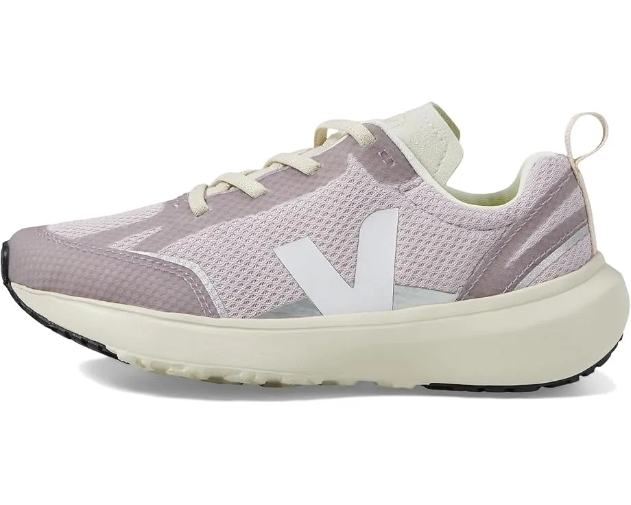 Детские кроссовки VEJA Small Canary Light с текстильным верхом и эластичными шнурками