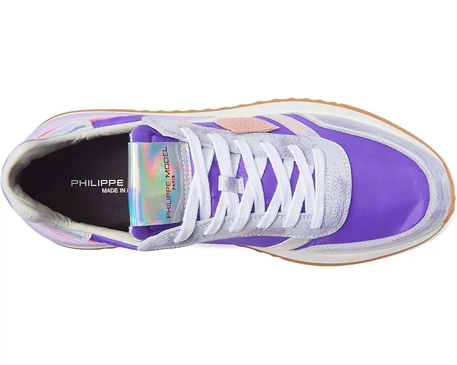 Кроссовки Philippe Model Tropez 2.1 из кожи и текстиля с камуфляжным принтом