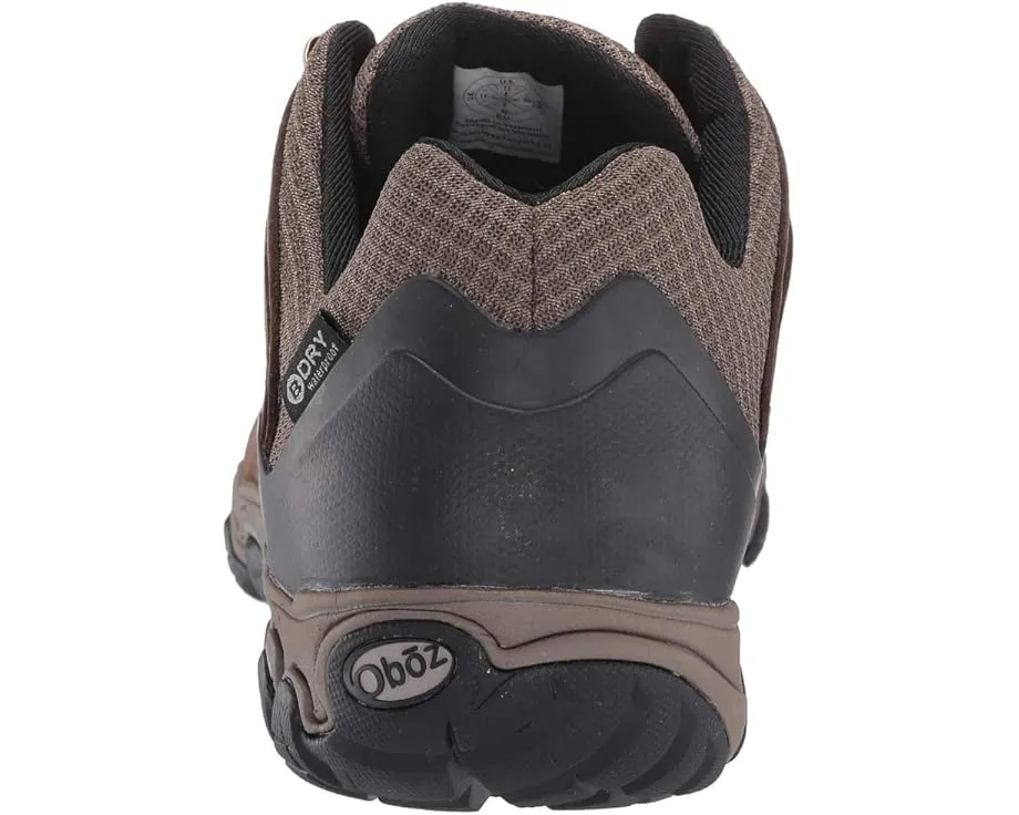 Трейловые туфли Oboz Bridger Low BDry с мембраной B Dry и подошвой с грунтозацепами 4 мм