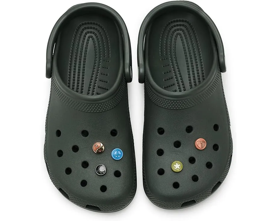 Набор украшений Jibbitz для обуви Crocs с блестками и стразами