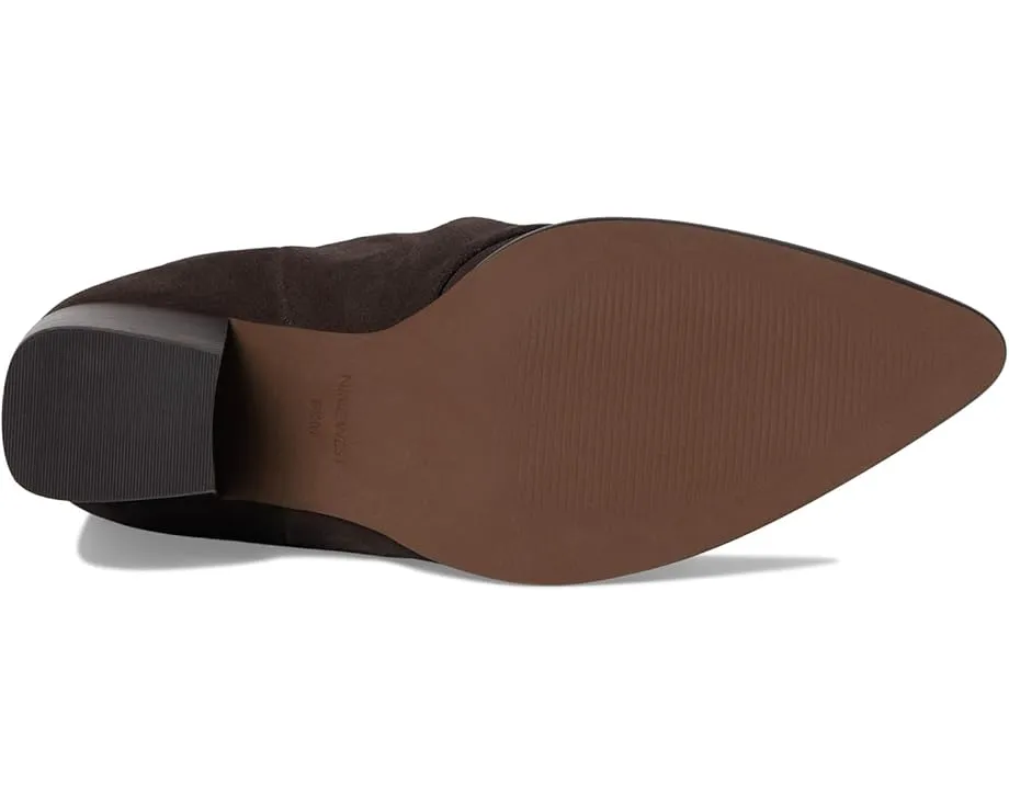 Ботинки Nine West Chicke из замши на устойчивом каблуке
