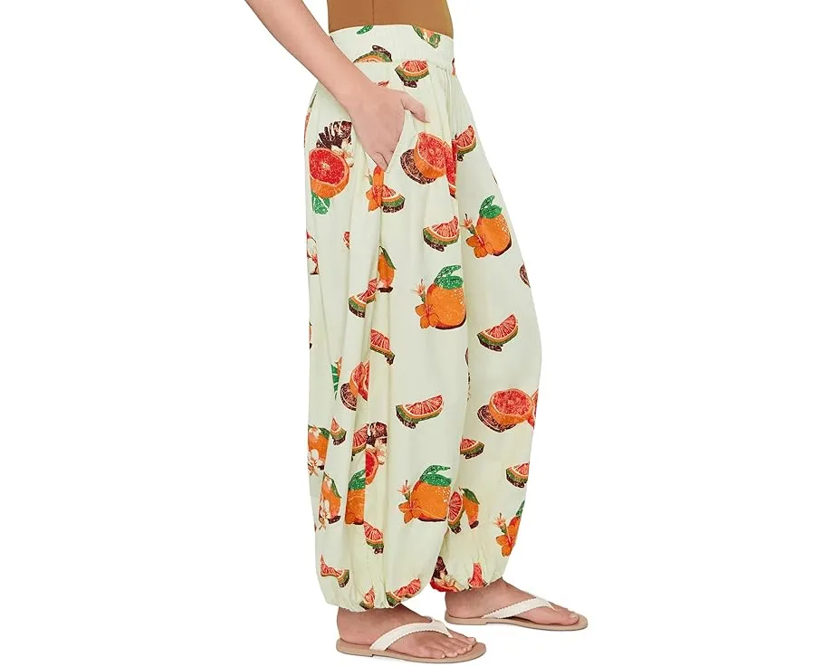 Брюки-баллуны Moonflower Printed от Free People с принтом Funky Fruits Tea C