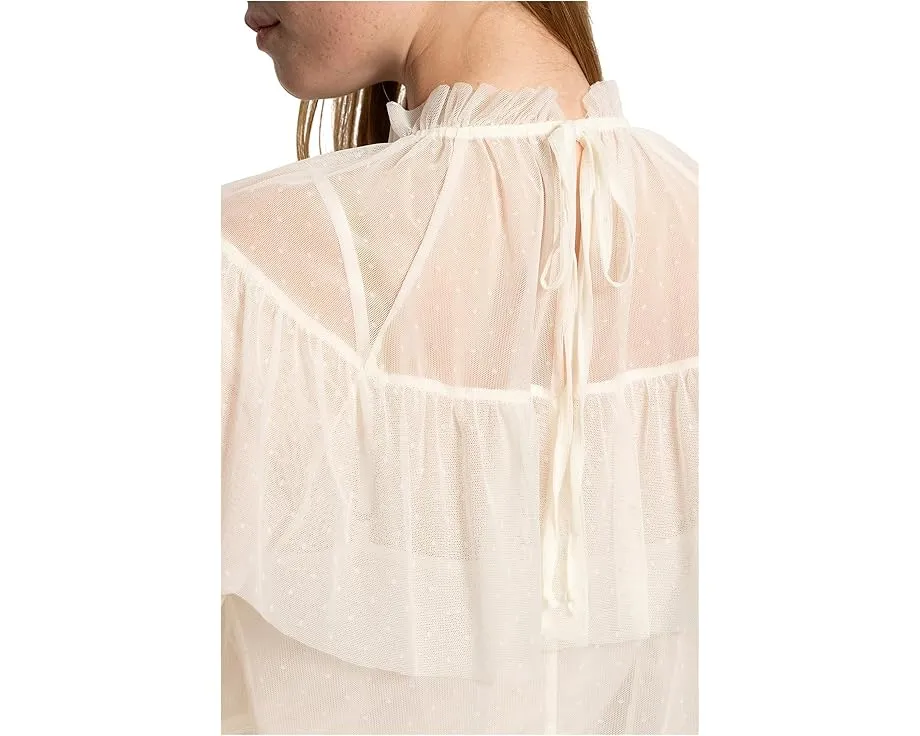 Блуза Sanctuary The Ethereal с объемными рукавами и рюшами