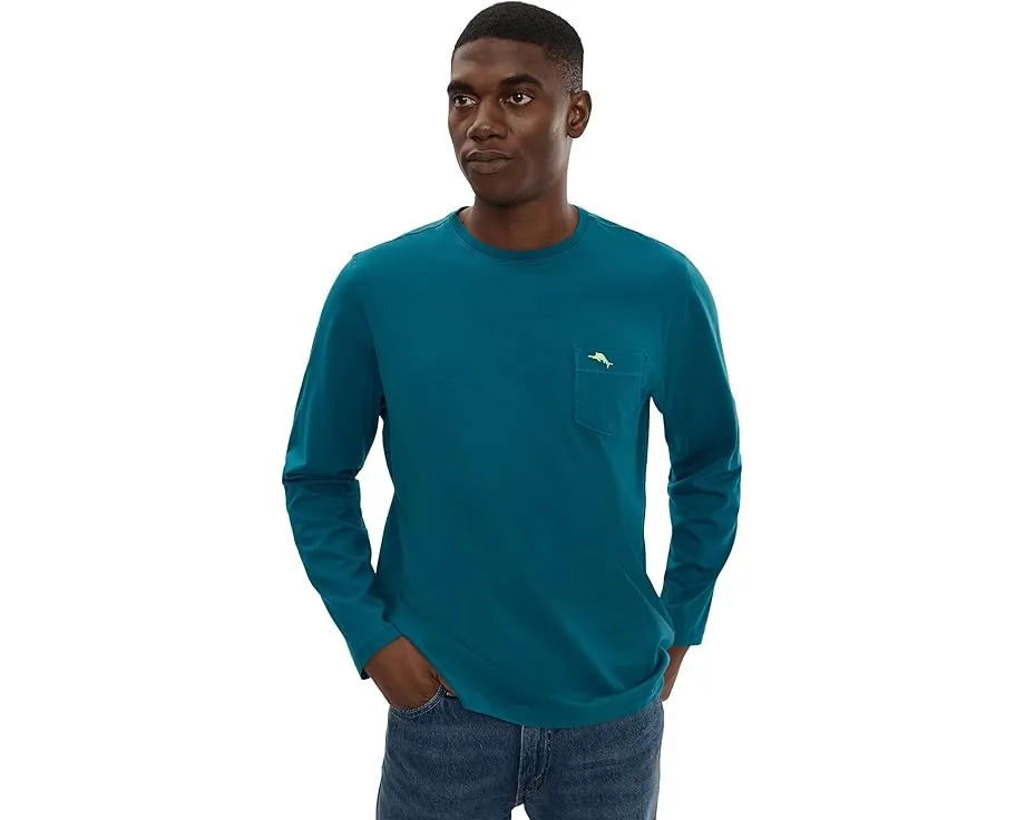 Футболка Tommy Bahama New Bali Skyline Tee с длинным рукавом из хлопка Pima