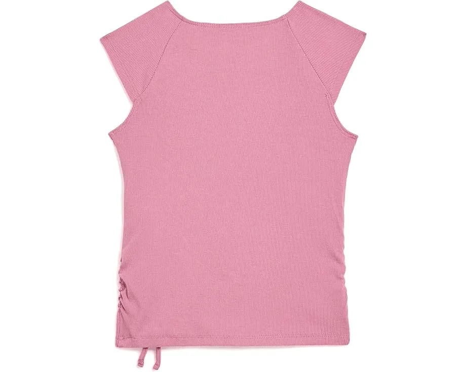 Футболка с асимметричной драпировкой abercrombie kids для детей