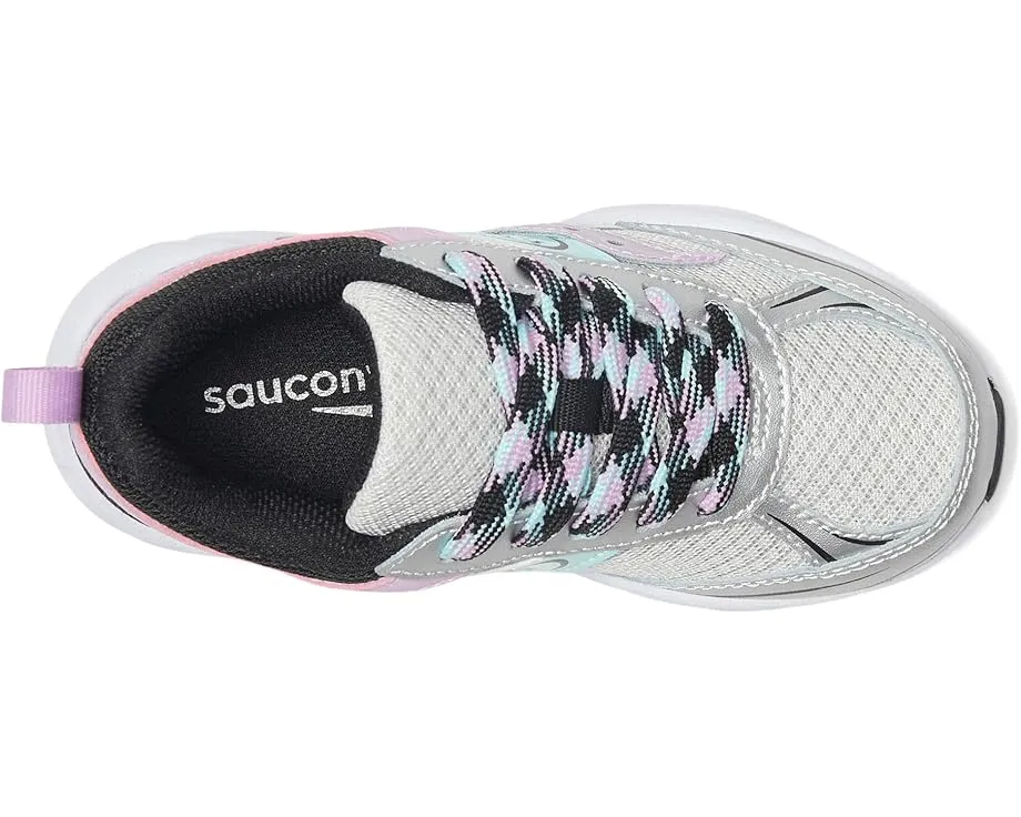 Детские кроссовки Saucony Kids Flash XT с сетчатым верхом и кожаной подметкой