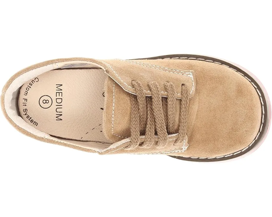 FootMates оксфорды Bucky 2 для детей из мягкой замши с кожаной стелькой