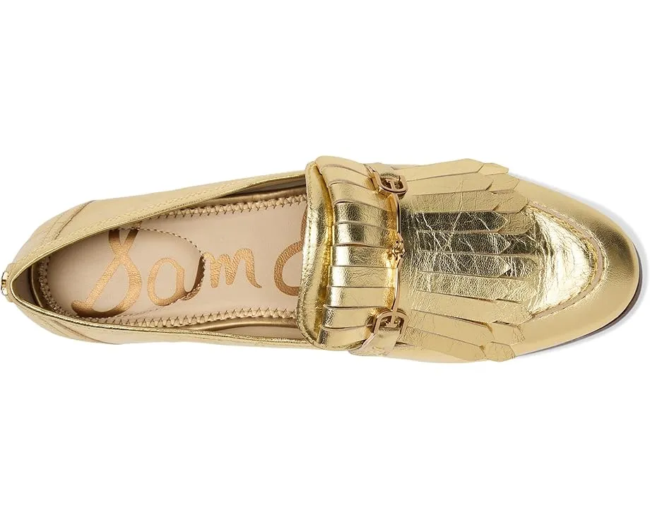 Лоферы Sam Edelman Liz из состаренной кожи с килти и металлической пряжкой
