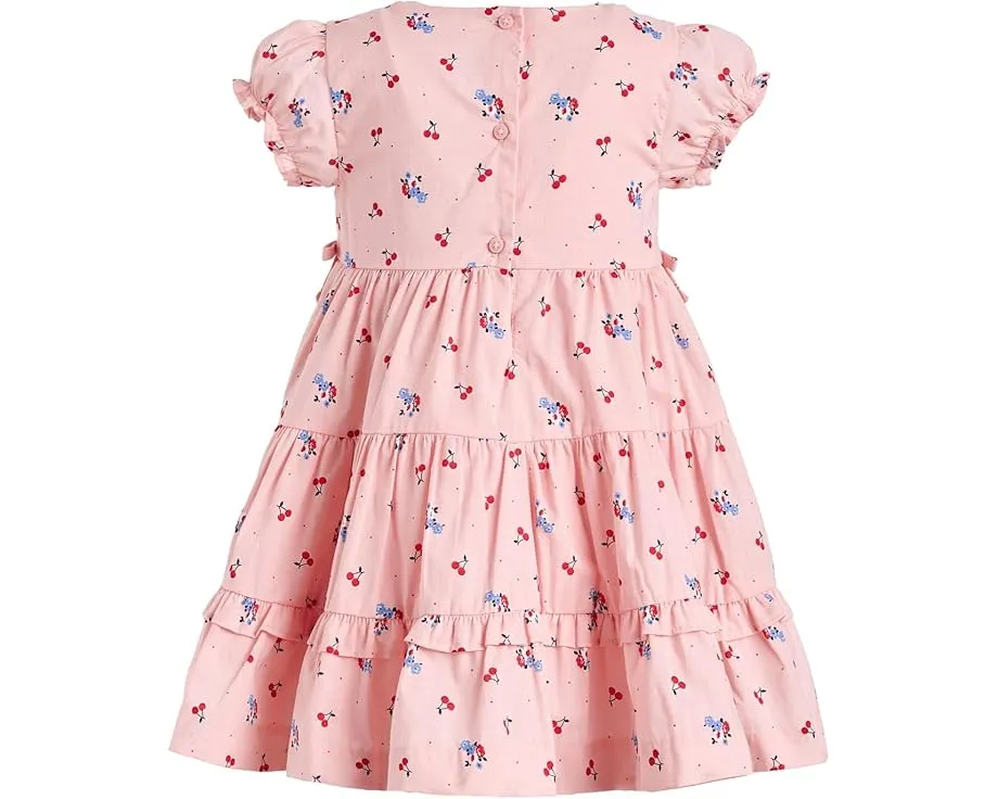 Платье Janie and Jack с вишнево-цветочным принтом и расклешенной юбкой