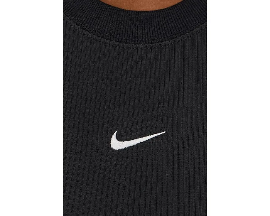 Топ Nike Sportswear Chill Knit Rib с коротким рукавом и ребристым узором