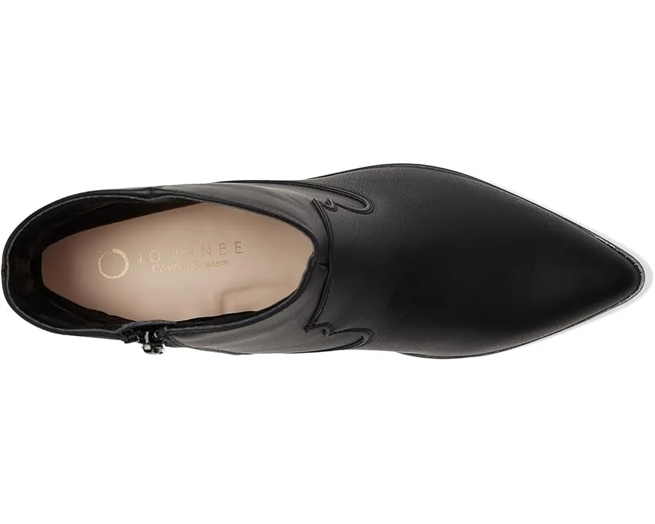 Ботинки Journee Collection Taliah с острым носком и кубинским каблуком на молнии