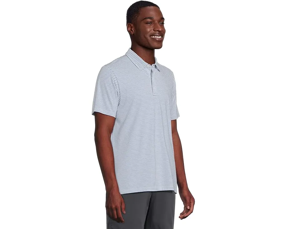 Поло Comfort Stretch Performance Pima от L.L.Bean с коротким рукавом в полоску