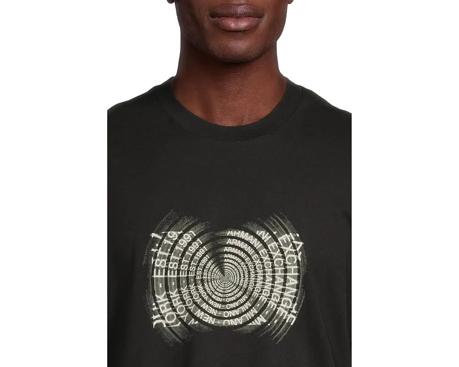 Armani Exchange футболка Abstract Graphic T Shirt с принтом