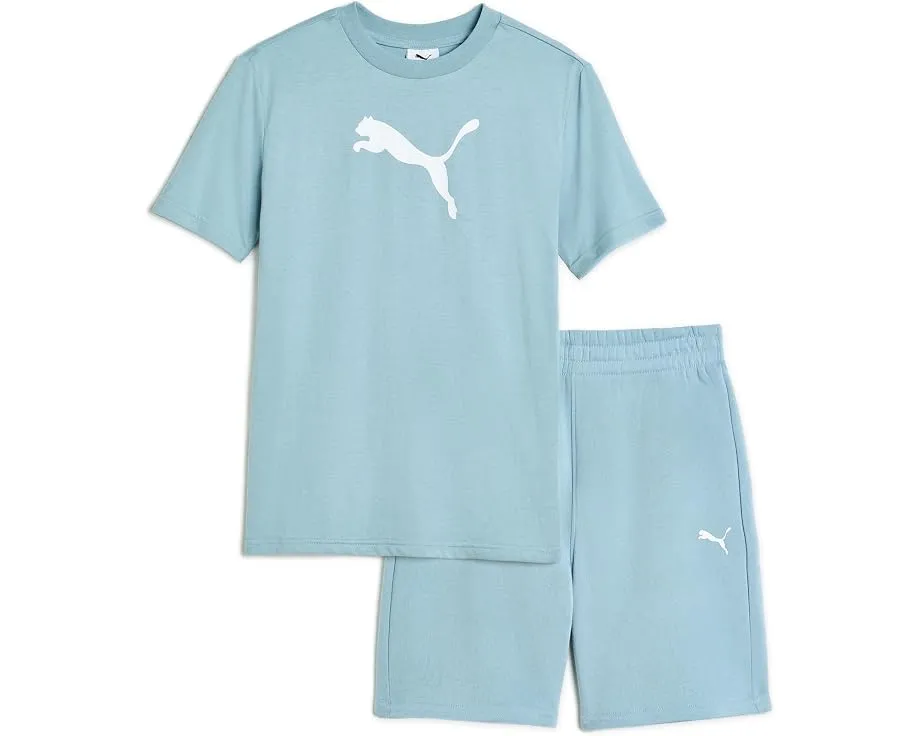 Puma Детский комплект из футболки Big Cat и флисовых шорт