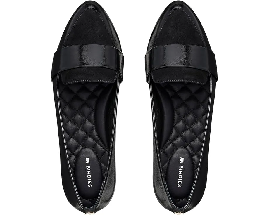 Лоферы Birdies Blackbird из кожи с удобной стелькой и миндалевидным носком