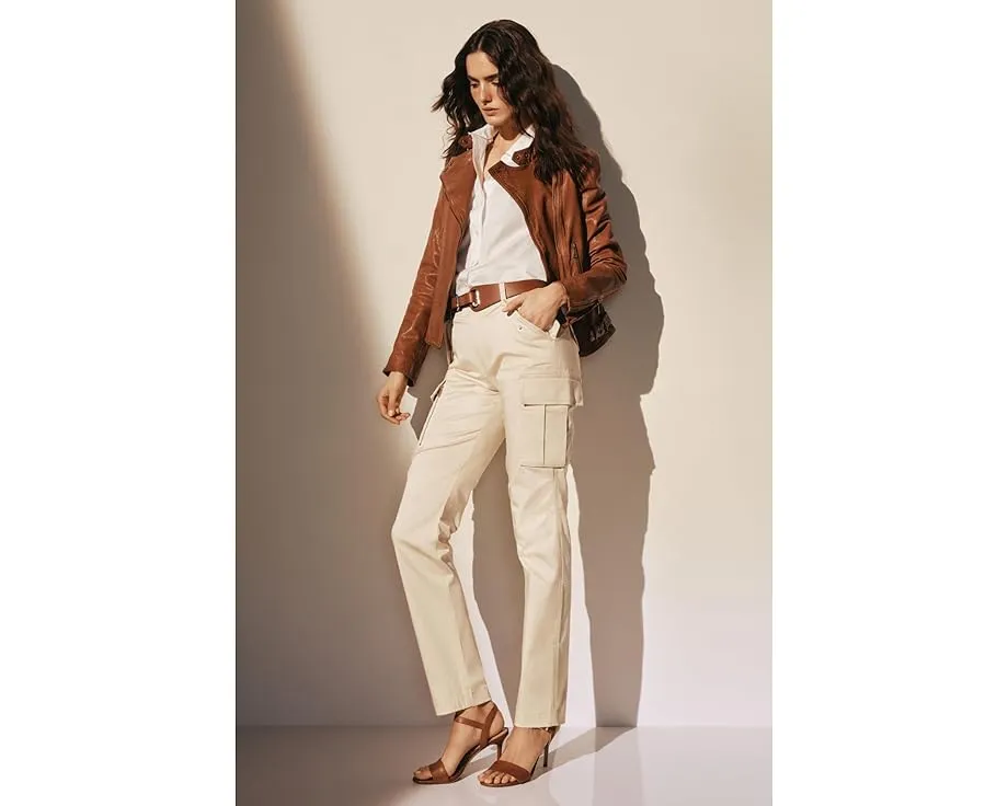 Lauren Ralph Lauren брюки чинос с широкими штанинами и стрейчем из хлопка