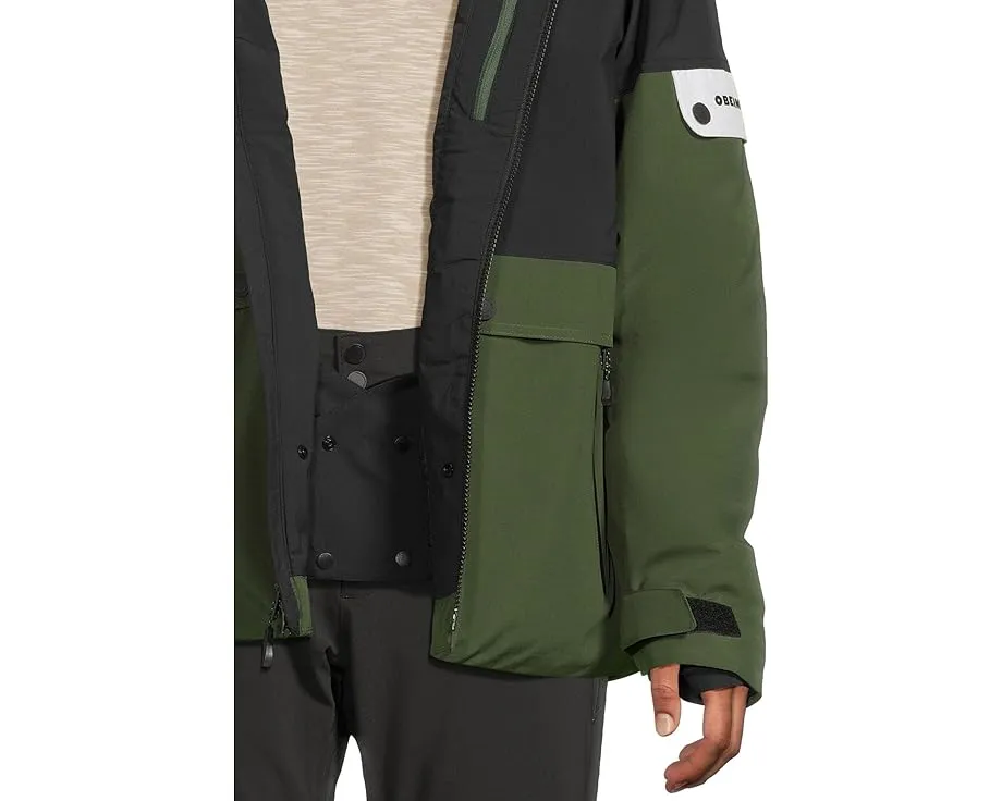 Куртка Obermeyer Big & Tall A.M.F. с рейтингом водонепроницаемости 20k/20k и вентиляцией CZV