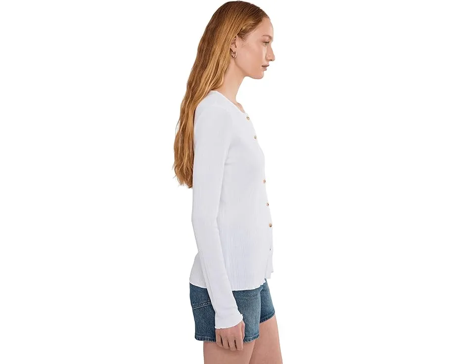 Кардиган Paradise Pointelle с ажурной вязкой от Faherty
