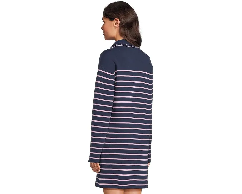 Платье Corvaya с V-образным вырезом и декоративной строчкой от Lilly Pulitzer