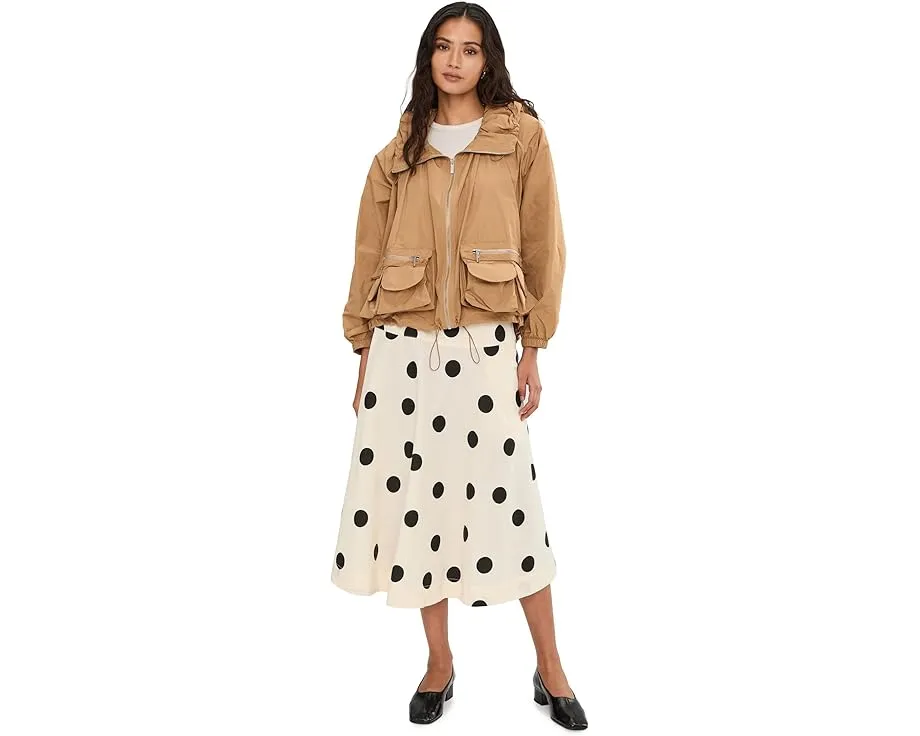 Юбка Betty Dropwaist с асимметричным подолом и застежкой на пуговицы Free People