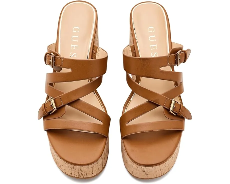 Сандалии на платформе GUESS Nailah с массивным каблуком и регулируемыми ремешками